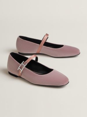 MIESROHEミースロエ　ＢＡＬＬＥＴ　ＦＬＡＴ　ＳＨＯＥＳ Jane ballet flat - Purple | Hermès Singapore